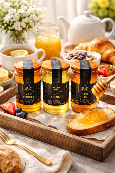 Pachet degustare miere 3x500g Melio Lav Honey [2]