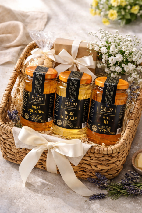 Pachet degustare miere 3x500g Melio Lav Honey [3]