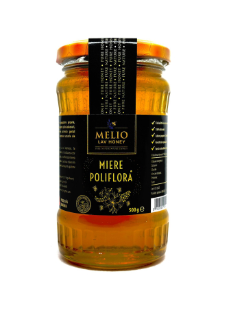Miere - Miere poliflora 500g naturala Melio Lav Honey