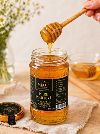 Miere poliflora 500g naturala Melio Lav Honey [1]