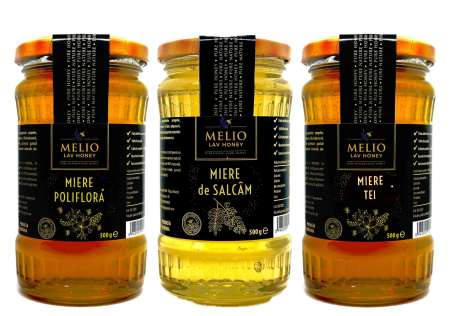 Miere - Pachet degustare miere 3x500g Melio Lav Honey
