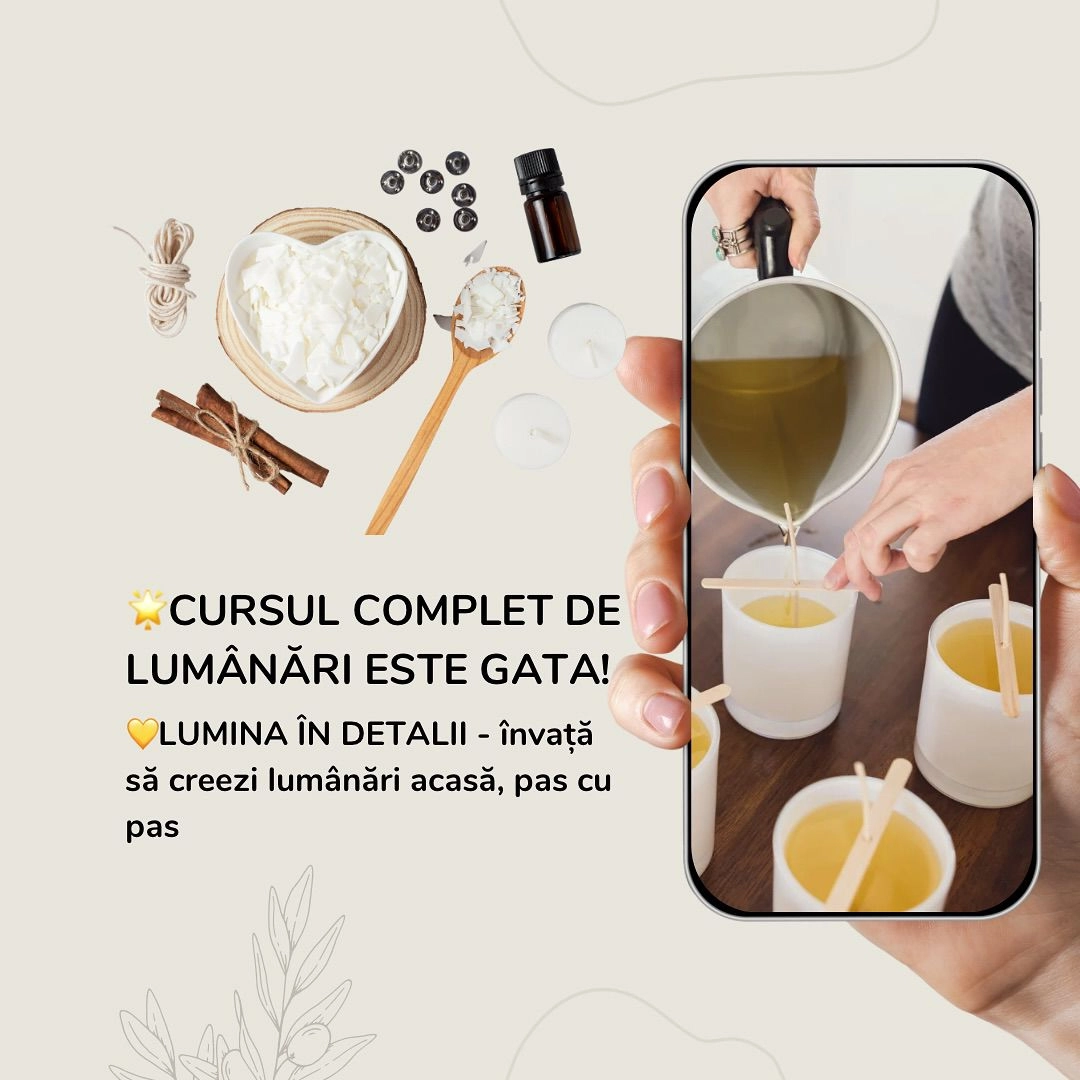 Curs online lumanari ceara soia