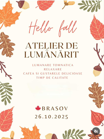 Ateliere Brasov - Cum se face o lumanare