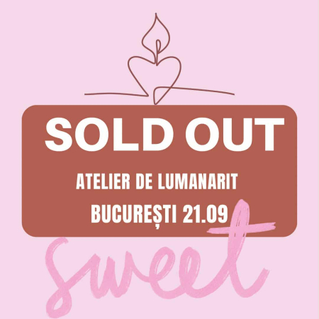 Ateliere Bucuresti - Atelier de lumânări tip desert - București 21 septembrie 2025