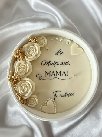 Colectia Craciun - Lumanare mesaj personalizat