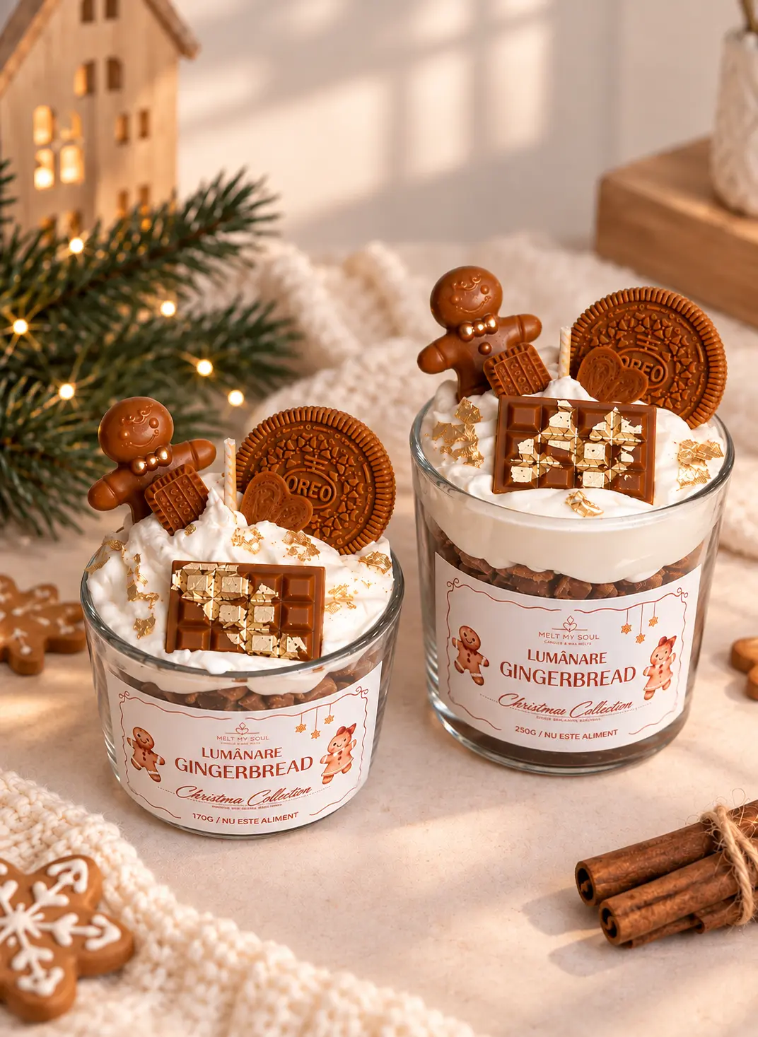 Produse - Lumânare desert Gingerbread - Turtă dulce – Melt My Soul