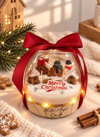 Produse - Lumânare Winter Magic – Poveste de Crăciun, 350 g, Melt My Soul