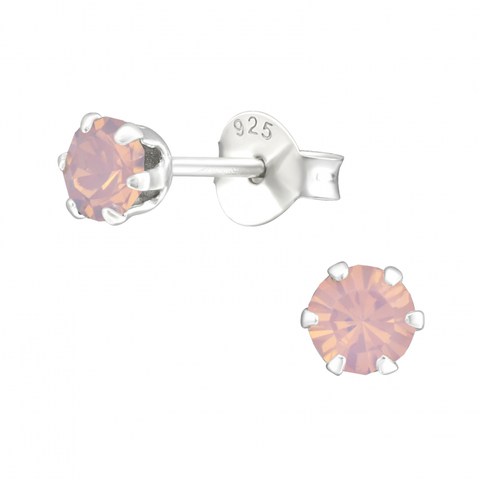 Cercei din Argint Clasici Rose Water Opal [1]