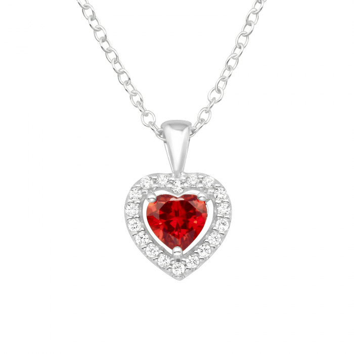Colier din Argint Red Heart [1]