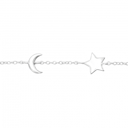Bratari - Bratara din Argint Luna si Stea