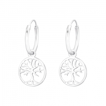 Cercei - Cercei din Argint Model Copacul Vietii