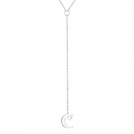 Coliere - Colier din Argint Luna si Stele