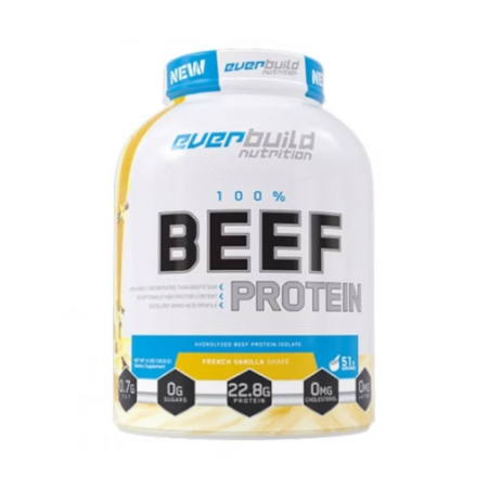 Suplimente nutritive - 100% Beef Gainer Ultra Premium pudra, 2.6kg, Everbuild Nutrition, Supliment crestere masa musculara