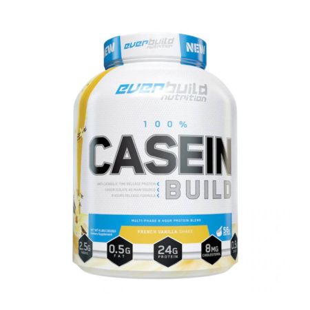 Suplimente nutritive - 100% Casein Build pudra, 1.8kg, Everbuild Nutrition, Cazeina micelara