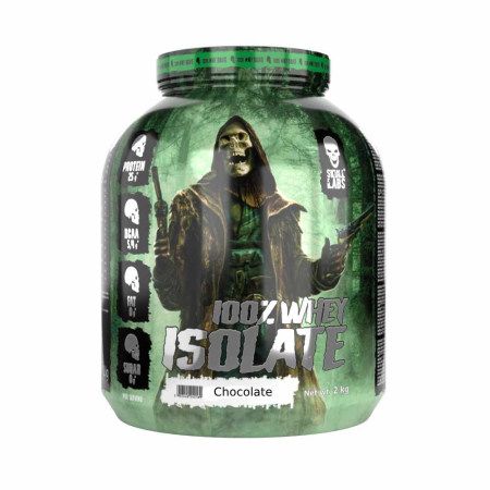 Suplimente nutritive - 100% Whey Isolate, pudra, 2 kg, Skull Labs, Izolat proteic din zer