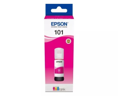Imprimante  - Cerneala EPSON 101 EcoTank C13T03V34A, 70 ml, Magenta