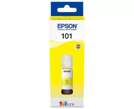 Imprimante  - Cerneala EPSON 101 EcoTank C13T03V44A, 70 ml, Galben