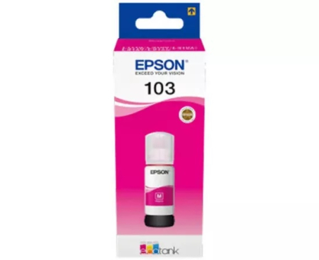 Imprimante  - Cerneala EPSON 103 EcoTank C13T00S34A, 65 ml, Magenta