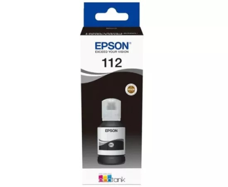 Imprimante  - Cerneala EPSON C13T06C14A, EcoTank, 127 ml, Black