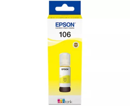 Imprimante  - Cerneala originala EPSON 106 EcoTank C13T00R440, galben