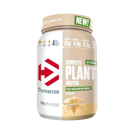 Suplimente nutritive - Complete Plant Protein pudra, 836g, Dymatize, Proteina vegetala pentru crestere masa musculara