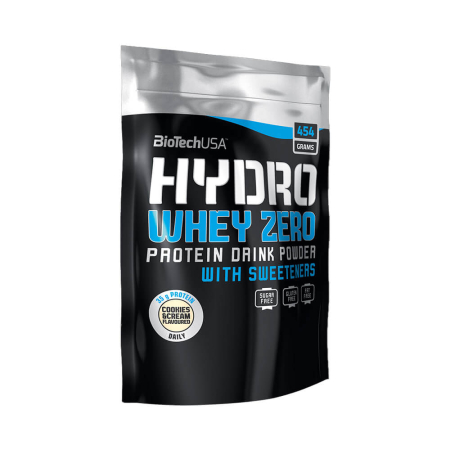 Proteine - Hydro Whey Zero 454g, pudra, Biotech USA, Hidrolizat proteic din zer