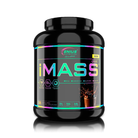 Proteine - iMASS 2500g, pudra, Genius Nutrition, Gainer crestere masa musculara