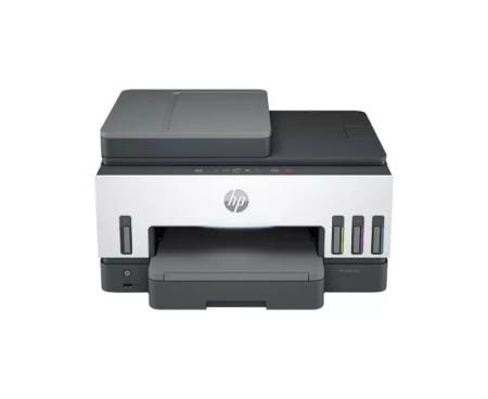 Imprimante  - Imprimanta Inkjet HP Smart Tank 790 All-in-One, Color, A4, Duplex, USB/LAN/Wi-Fi, Alb-Negru