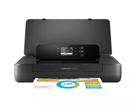  Imprimante Inkjet - Imprimanta Portabila Inkjet Color HP OfficeJet 200 Mobile, A4, Color, USB/Wi-Fi, Negru