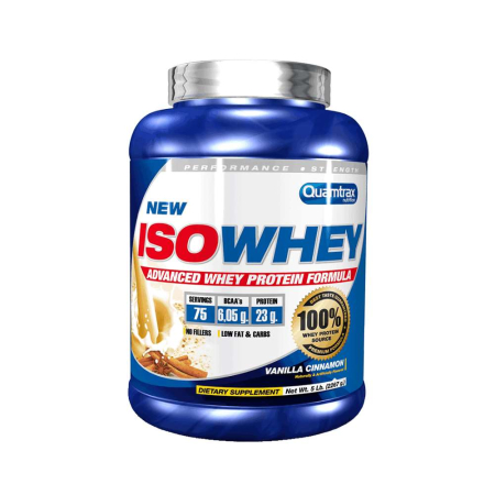 Proteine - Iso Whey 2kg, pudra, Quamtrax, Izolat proteic din zer