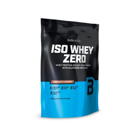 Proteine - Iso Whey Zero 500g, pudra, Biotech USA, Izolat proteic din zer