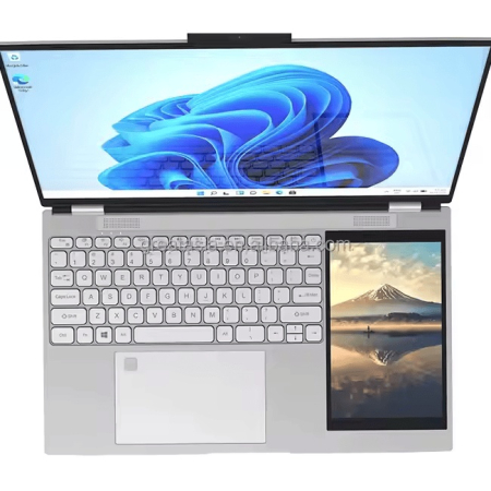 Laptopuri - Laptop 15.6"+7" inch dual-screen business laptop, Intel I9 gen 12, 32 GB RAM DDR4, 2 TB SSD, 1920x1280, Windows 11 PRO, 2.9GHz