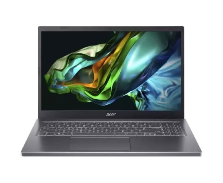 Laptopuri - Laptop ACER Aspire 5 NX.KHFEX.00R, 15.6" Full HD, Intel® Core™ i7-1355U, 16GB RAM, SSD 512GB, Intel Iris Xe Graphics, Fara sistem de operare, Steel Gray