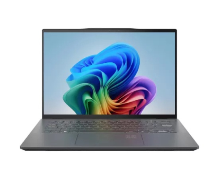 Laptopuri - Laptop ACER Swift 14 AI SF14-11 NX.KZXEX.003, 14.5" WQXGA 120Hz, Qualcomm® Snapdragon™ X Plus X1P-64-100, 16GB RAM, SSD 1TB, Qualcomm Adreno, Windows 11 Home, Steel Gray