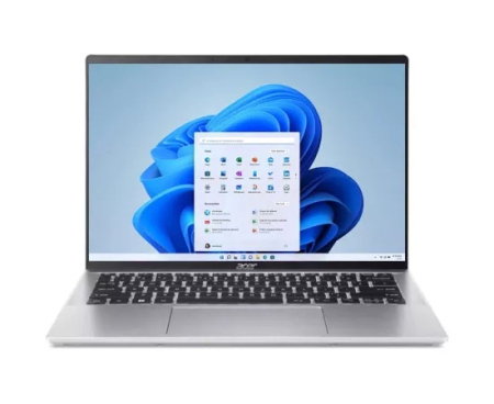 Laptopuri - Laptop ACER Swift Go 14 SFG14-72 NX.KP0EX.006, 14" 2.8K OLED, Intel® Core™ Ultra 7 155H, 16GB RAM, SSD 512GB, Intel Arc Graphics, Windows 11 Home, Pure Silver
