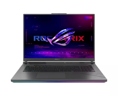 Laptopuri - Laptop ASUS ROG Strix G18 G814JVR-N6021, 18" WQXGA, Intel® Core™ i9-14900HX, 16GB RAM, SSD1TB, nVidia GeForce RTX 4060 8GB, Fara sistem de operare, Eclipse Gray
