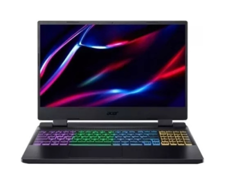 Laptopuri - Laptop gaming ACER Nitro 5 AN515-58 NH.QLZEX.00K, 15.6" Full HD 144Hz, Intel® Core™ i7-12650H, 16GB RAM, SSD 512GB, nVidia GeForce RTX 4050 6GB GDDR6, Fara sistem de operare, Obsidian Black