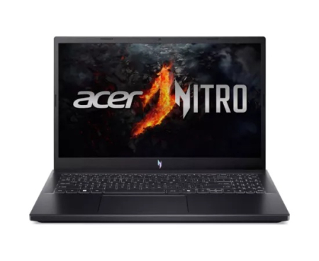 Laptopuri - Laptop gaming ACER Nitro V 15 ANV15-41 NH.QSGEX.00K, 15.6" FHD 120Hz, AMD Ryzen™ 5 7535HS, 16GB RAM, SSD 512GB, nVidia GeForce RTX 4050 6GB, Fara sistem de operare, Obsidian Black