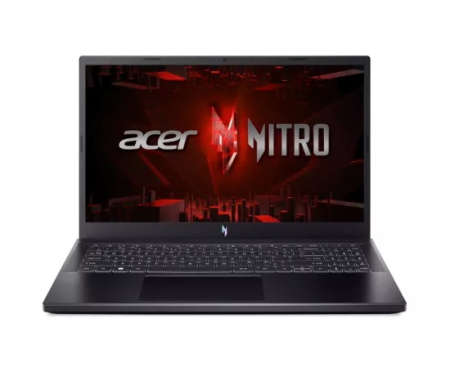 Laptopuri - Laptop gaming ACER Nitro V 15 ANV15-51 NH.QQEEX.007, 15.6" FHD, Intel® Core™ i5-13420H, 16GB RAM, SSD 512GB, GeForce RTX 4060 8GB, Fara sistem de operare, Obsidian Black