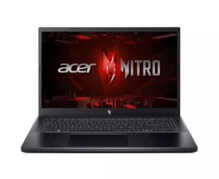Laptopuri - Laptop gaming ACER Nitro V 15 NH.QNCEX.00G, 15.6" Full HD 144Hz, Intel® Core™ i5-13420H, 16GB RAM, SSD 512GB, nVidia GeForce RTX 3050 6GB GDDR6, Fara sistem de operare, Obsidian Black