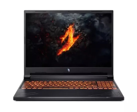 Laptopuri - Laptop gaming ACER Nitro V16 ANV16-41 NH.QRUEX.00H, 16" WUXGA 165Hz, AMD® Ryzen™ 7 8845HS, 16GB RAM, SSD 1TB, nVidia GeForce RTX 4060 8GB GDDR6, Fara sistem de operare, Obsidian Black