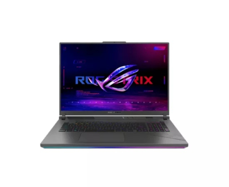 Laptopuri - Laptop gaming ASUS ROG Strix G18 G814JIR-N6051, 18" WQXGA, Intel® Core™ i9-14900HX, 32GB RAM, SSD 2TB, nVidia GeForce RTX 4070 8GB, Fara sistem de operare, Eclipse Gray
