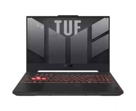 Laptopuri - Laptop gaming ASUS TUF A15 FA507NVR-LP002, 15.6" Full HD 144Hz, AMD® Ryzen™ 7 7745HS, 16GB RAM, SSD 512 GB, nVidia GeForce RTX 4060 8GB GDDR6, Fara sistem de operare, Mecha Gray