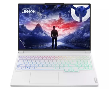 Laptopuri - Laptop gaming LENOVO Legion 7 16IRX9 83FD004PRM, 16" 3.2K 165Hz, Intel® Core™ i9-14900HX, 32GB RAM, SSD 1TB, nVidia GeForce RTX 4060 8GB GDDR6, Fara sistem de operare, Glacier White