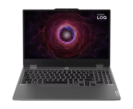 Laptopuri - Laptop gaming LENOVO LOQ 15ARP9 83JC0008RM, 15.6" Full HD 144Hz, AMD® Ryzen™ 7 7435HS, 16GB RAM, SSD 512GB, nVidia GeForce RTX 4060 8GB GDDR6, Fara sistem de operare, Luna Gray