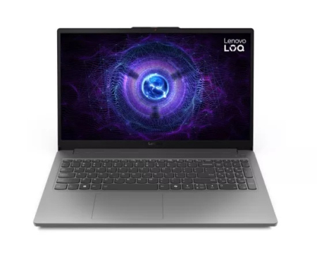 Laptopuri - Laptop gaming LENOVO LOQ 15IAX9E 83LK005ERM, 15.6" Full HD 144Hz, Intel® Core™ i5-12450HX, 16GB RAM, SSD 512GB, nVidia GeForce RTX 2050 4GB GDDR6, Fara sistem de operare, Luna Gray