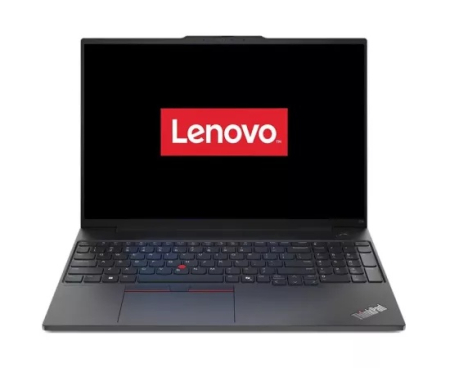 Laptopuri - Laptop LENOVO ThinkPad E16 Gen 2 21M5002PRI, 16" WUXGA, AMD® Ryzen™ 7 7735HS, 16GB RAM, SSD 512GB, AMD Radeon 680M Graphics, Fara sistem de operare, Black
