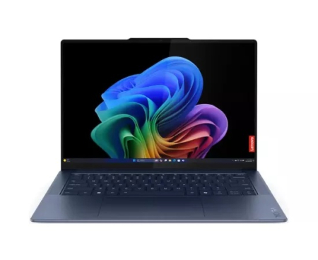 Laptopuri - Laptop LENOVO Yoga Slim 7 14Q8X9 83ED000PRM, 14.5" 3K OLED Touch, Qualcomm Snapdragon X Elite X1E-78-100, 32GB RAM, SSD 1TB, Qualcomm Adreno, Windows 11 Pro, Cosmic Blue