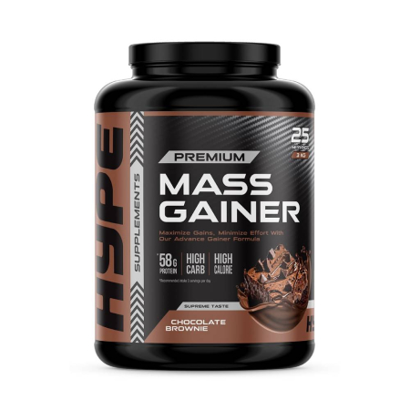Proteine - Mass Gainer Premium, pudra, 3kg, Hype Supplements, Supliment crestere masa musculara