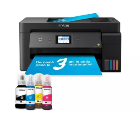Imprimante  - Multifunctional Inkjet color EPSON EcoTank L14150, ADF, A3+, USB/Wi-Fi/Wi-Fi Direct/LAN, Tava 250 coli